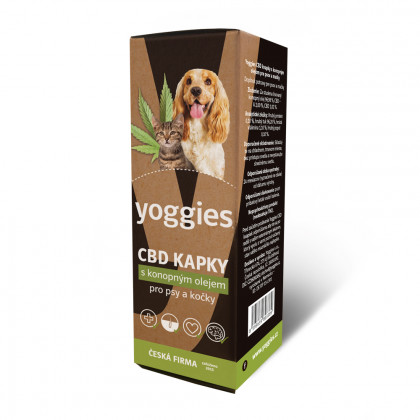 Yoggies® CBD olej 3,2 % pro psy a kočky, 10 ml