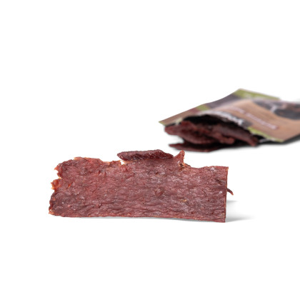 Sušené hovězí maso pro psy Yoggies, (proužky), 45g