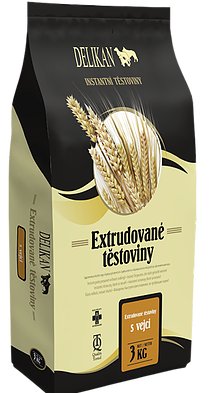 3kg, Delikan těstoviny pro psy s mrkvís vejcemi