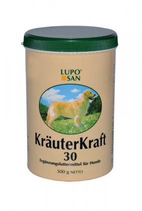 500g, Luposan KräuterKraft 30, Bylinky pro psy - mletý prášek