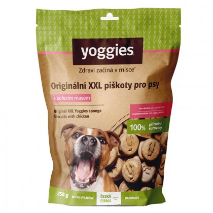 Yoggies NOVÉ XXL piškoty s kuřecím masem 250g