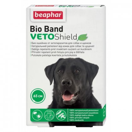 Beaphar Obojek antiparazitní Bio Band Plus VetoSh. 65cm