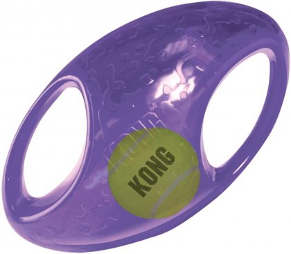 Kong Jumbler hračka pro psy gumový míč rugby L/XL 18cm