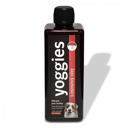 Yoggies Lososový olej pro psy a kočky 500 ml