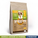 10kg Yoggies Krůtí maso&jáhly, minigranule lisované za studena s probiotiky