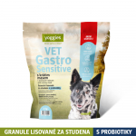 2kg Yoggies VET Gastro Sensitive s krůtím masem, minigranule lisované za studena s probiotiky