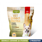 2kg Yoggies VET Insect Derma s hmyzím proteinem, minigranule lisované za studena s probiotiky