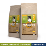 30 kg Monoproteinové granule Yoggies s krůtím masem a jáhly, lisované za studena s probiotiky