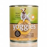 800g Yoggies krůtí konzerva pro psy s batáty a bodlákovým olejem