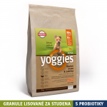 5 kg, MINIGRANULE Yoggies Active, kachna a zvěřina, granule lisované za studena s probiotiky