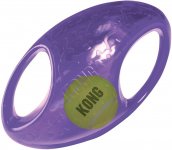 Kong Jumbler hračka pro psy gumový míč rugby L/XL 18cm