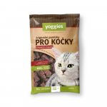 Originální pamlsky pro kočky s hovězím masem Yoggies 50 g 